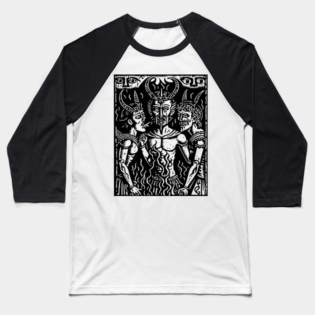 Medieval Daemon #8 Baseball T-Shirt by n23tees